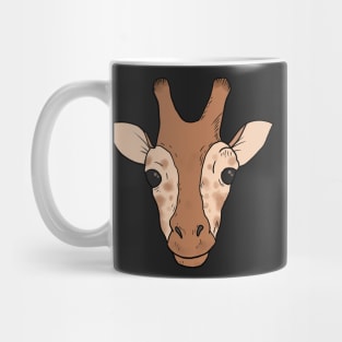 Smiling Giraffe with brown fur and spots Mug